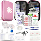 276PCS Small Travel First Aid Kit Supplies for Business, First Aid Emergency Set Backpacking Essentials Items Trauma Survival Ki
