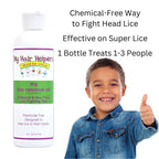 My Hair Helpers Dimethicone Oil for Lice, Works The First Time, 8 fl Ounces, for 1-2 Children