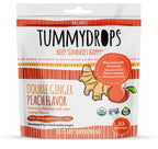 Tummydrops USDA Organic Double Ginger Peach, 33 lozenges