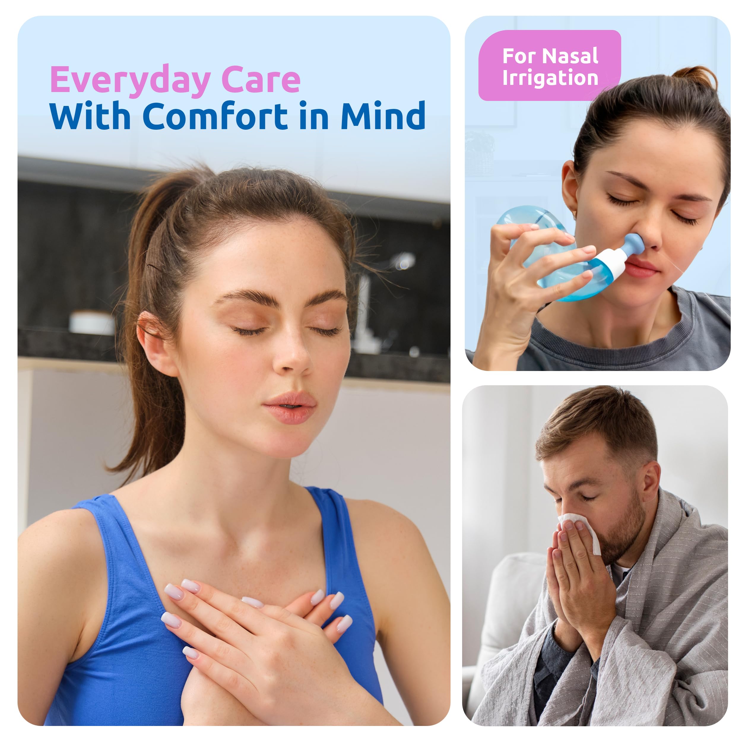 Hydra-Neb 0.9% Saline Solution for Nebulizer and Moisturizing of The Airways - Sodium Chloride 0.9% for Nose & Eyes, Nasal Clean