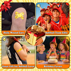 60PCS Softball Bandages for Girls, Breathable Adhesive Bandage for Softball Team Sport Travel and at School, Softball Themed Par