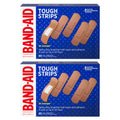 Band-Aid Brand Tough Strips Adhesive Bandages for Wound Care, Durable Protection for Minor Cuts and Scrapes, All One Size, 2 Pac