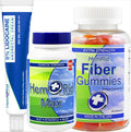 HemRid Complete Hemorrhoid Support System - Max Formula, Lidocaine Cream & Fiber Gummies for Immediate Relief & Long-Term Comfor