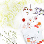 Lolleez Organic Lollipops Variety Pack for Sore Throat Relief - Strawberry, Watermelon & Orange Mango, 30 Total