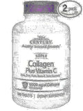 21st Century Super Collagen Plus C - 180 ct, Pack of 2