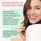 NewLife Naturals JButter Vulva Balm Butter - Menopause Support, Postpartum Essentials, Intimate Skin Care Feminine Dryness Itchi
