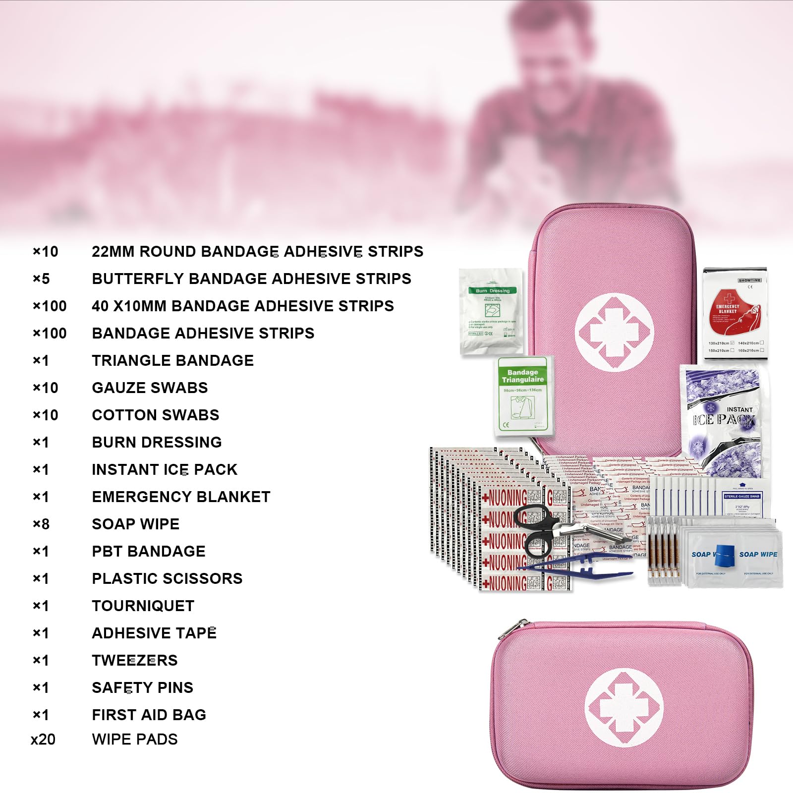 276 PCS Emergency First Aid Kit for Home, Camping Essentials Emergencies Survival Gear for Outdoor Adventure First Aid Kits Refi