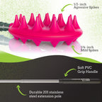 Cactus Scratcher Extendable Telescopic Back Scratcher - Extends 25 Long Double Sided Retractable Scratching Tool for Hand, Neck,