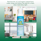 Citrus II CPAP Cleaning Spray - Cleaning Solution BIPAP, CPAP Masks - Safe, Gentle and Effective - Removes Dirt and Oil - Natura