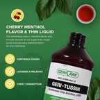 GeriCare Geri-Tussin Cold and Cough Relief Guaifenesin Syrup, Sugar Free, 16 Fl Oz (Pack of 1)