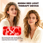 Red Light Therapy for Nose & Ears - Canal Silicone Cover and Nasal Silicone Sleeve 2 in 1, with a Packge Box(White)