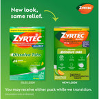 Zyrtec 24 Hour Allergy Relief Dissolving Tablets with 10 mg Cetirizine HCl Antihistamine, Allergy Medicine for Relief from Aller