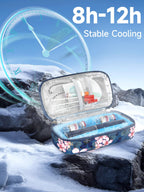 YOUSHARES Insulin Cooler Travel Case for Pen & Vials, Temperature Display Diabetic Medication Cooling Bag with Protective Ice Br