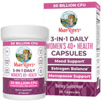 MaryRuth Organics 3-in-1 Daily Health 40+ Probiotics for Women | Clinically Tested | Estrogen Supplement for Women | 50 Billion 