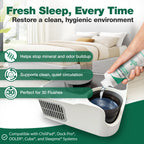 Think Crucial [30x Uses Sleep System Cleaner - Compatible with Chilipad, Chili Sleep Dock Pro, OOLER & Cube Cooling Pad Systems