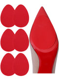 CZBYXA12 Red Bottom Shoe Sole Protector Compatible with Christian Louboutin Heels | Non-Slip Sole Pads for Shoes | Anti-Slip Gri