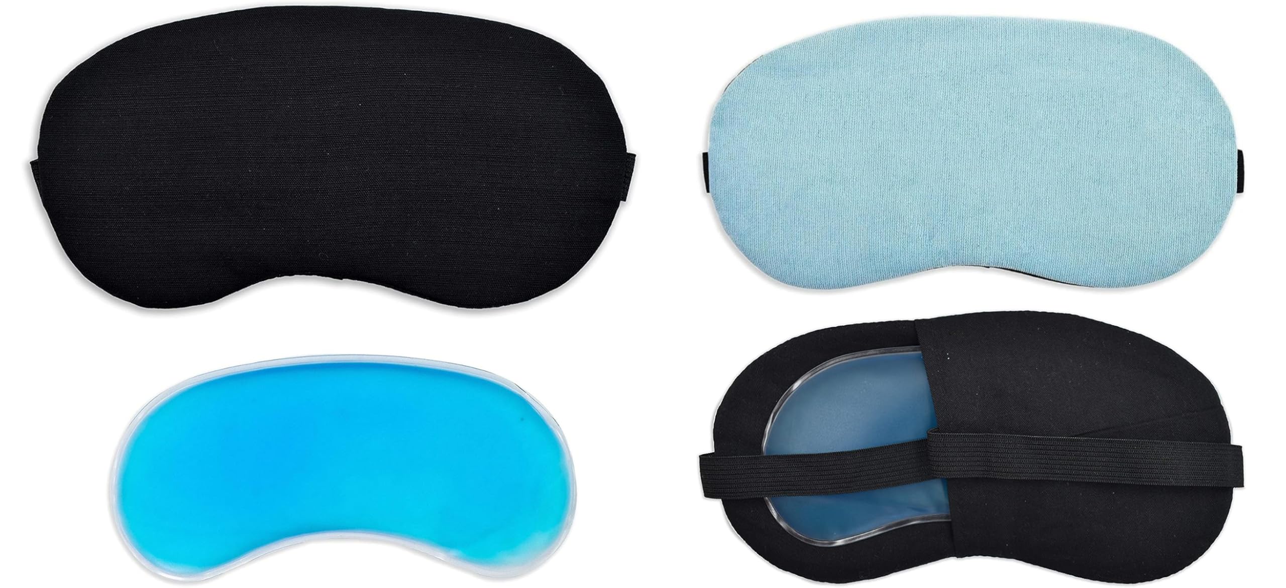 Soft & Smooth Blindfold & Sleeping Eye Mask With Cooling Pad For Men