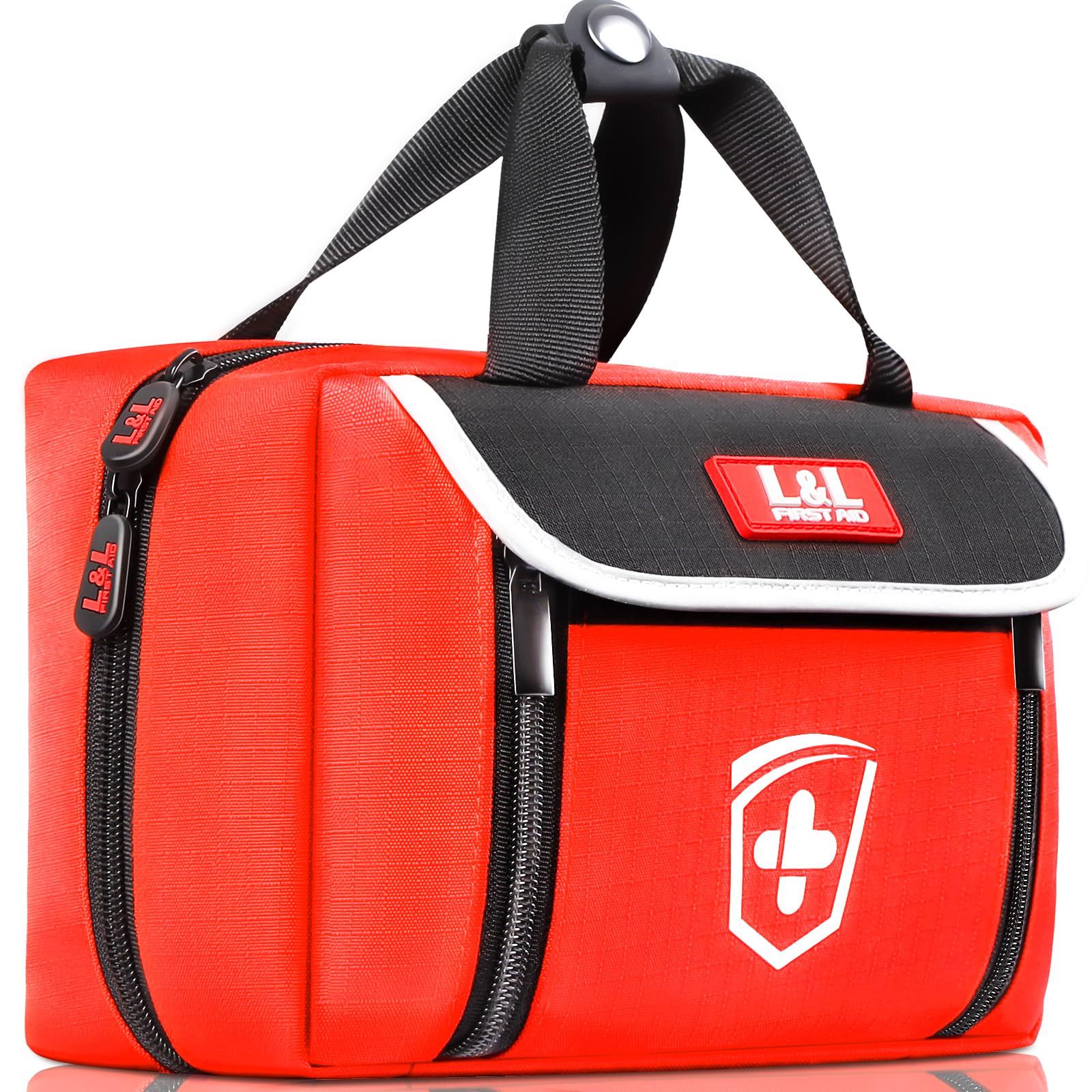 First Aid Kit for Car, 350 Piece Survival Gear and Supplies for Car Home Travel Hiking, First Aid Kit Survival Kit, Waterproof E