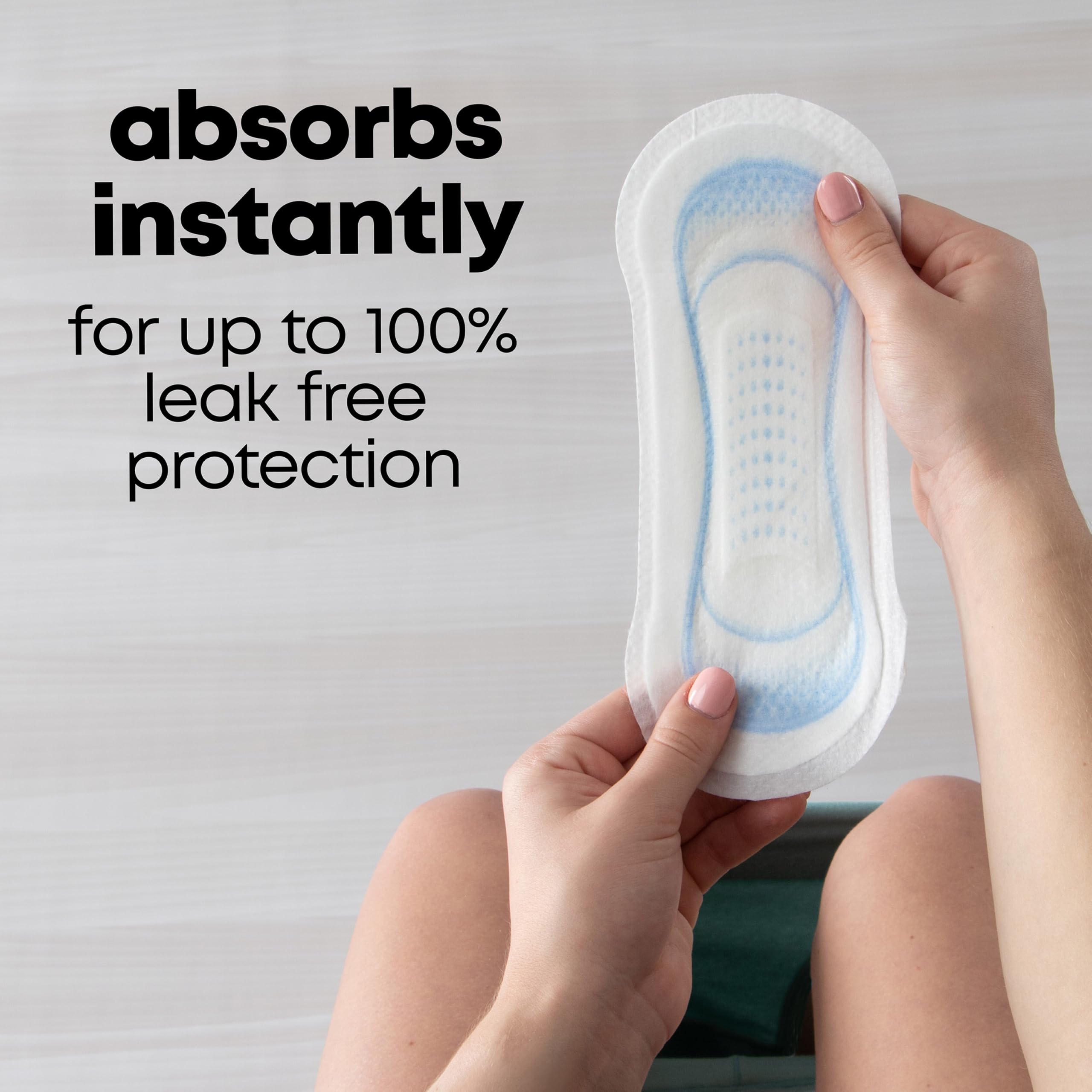 U by Kotex Ultra Thin Pads, Clean & Secure, Regular Absorbency, 22 Count (Packaging May Vary)
