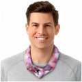 KOOLGATOR Cooling Neck Wrap - Men, Women, Children (Pink Geometric, 1 Pack)