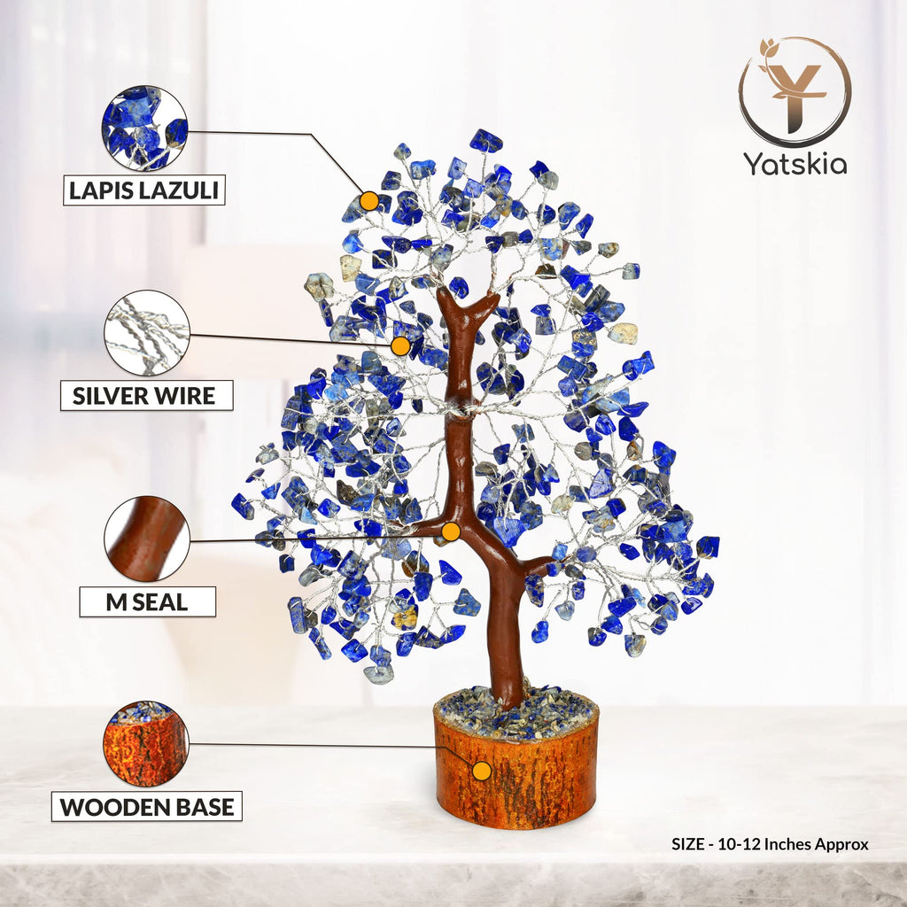 Lapis Gem - Lapis Lazuli Chakra Tree, Crystal Tree, Money Tree, Chakra Tree of Life, Healing Stone, Arbol De La Vida, Gemstones
