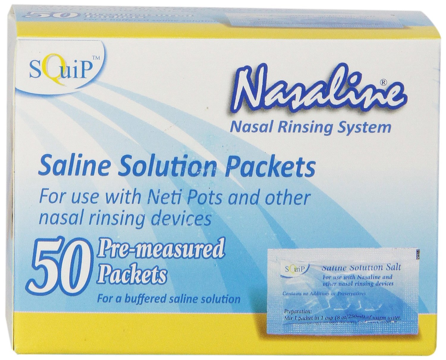 Nasaline - Nasaline Saline Sol 50 Ct Refi, 50 Packets50