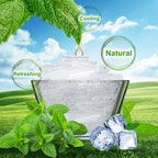 Viktairy Menthol Crystals 2 oz, 100% Pure Organic Mint Crystals | Great for Making Shower Steamers, Creams and Soaps