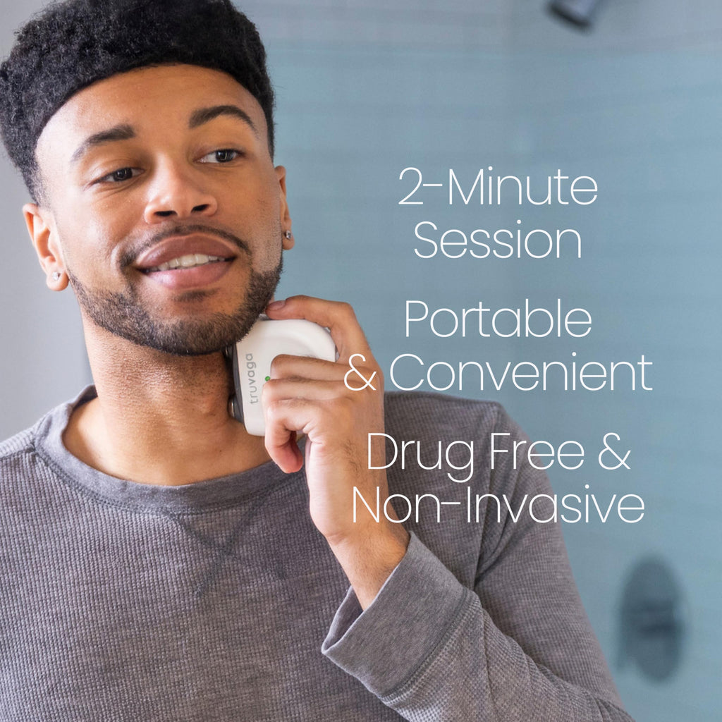Truvaga Vagus Nerve Stimulator, Truvaga Plus, Made in The USA - Experience Stress Relief, Better Sleep, Calm, and Focus with Dru