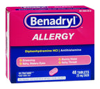 Benadryl Allergy Ultratabs , 48 CT (Pack of 6)