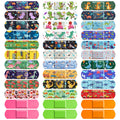 Sublaga 300 Pcs Adhesive Bandages, 33 Styles Kids Cartoon Bandages, Flexible, Colorful, Waterproof, Breathable, Protect Scrapes