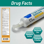 MED Pride Triple Antibiotic Pride Ointment Tube 1 Oz 4-Pack, First Aid for Minor Wounds, Scratches, Abrasions, with Zinc, Neomyc