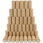 48pcs Self Adhesive Bandage Wraps, 4in 5 Yards, Skin Color (4 Inch, 48 Pack Skin Color)