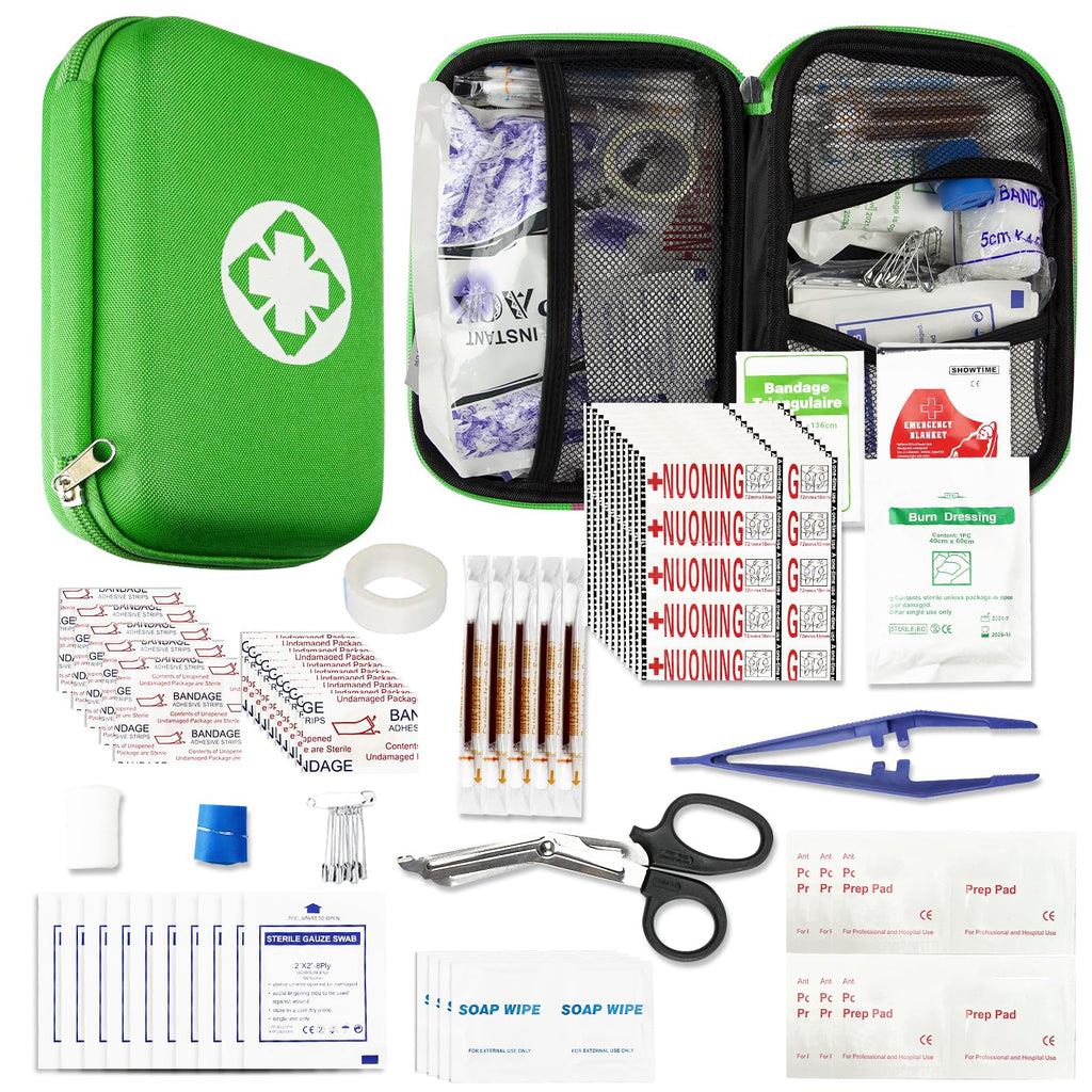 276 Car First Aid Kit for Business, Portable First Aid Kits Travel Szie Emergency Essentials Supplies for Outdoor Activities Ska