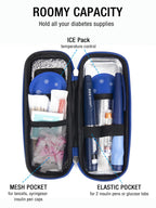 LengKe Insulin Cooler Travel Case TSA Approved, Temperature Display Insulin Travel Case, Portable Insulin Pen Cooler Travel Case