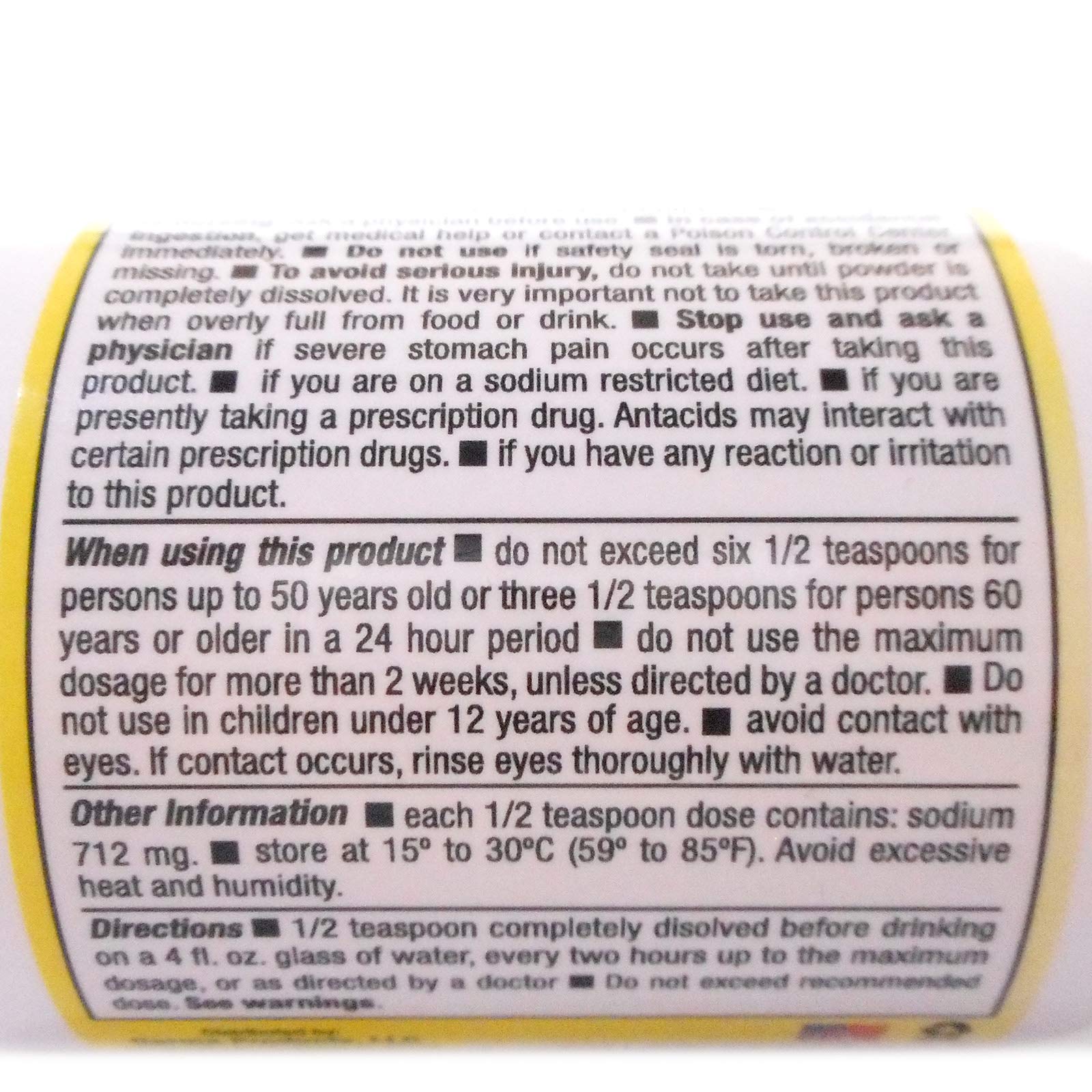 Sodium Bicarbonate USP 3oz Powder Bicarbonato de Soda 3-PACK