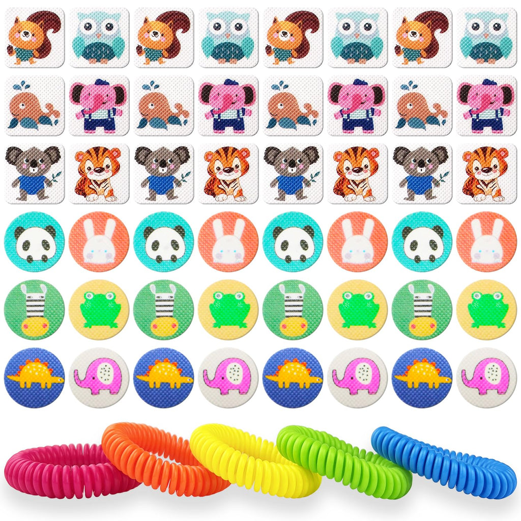Mosquito Repellent Stickers 240 Pcs Natural Mosquito Patches for Kids and Adults with 5 Pack Individually Wrapped Mosquito Repel