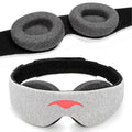 Manta Sleep Mask - 100% Light Blocking Eye Mask, Zero Eye Pressure, Comfortable & Adjustable Sleeping Mask for Women Men, Perfec