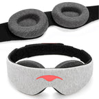 Manta Sleep Mask - 100% Light Blocking Eye Mask, Zero Eye Pressure, Comfortable & Adjustable Sleeping Mask for Women Men, Perfec