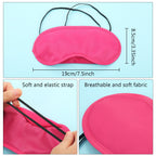 30 Pieces Blindfold Eye Cover Sleep Mask for Games Party Sleeping Travel with Nose Pad and Adjustable Strap (Multicolored)