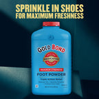 Gold Bond Medicated Foot Powder 10 oz., Maximum Strength Odor Control & Itch Relief