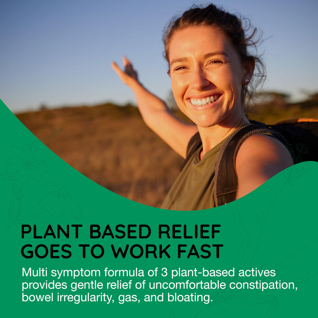 BHI Constipation Relief Natural Safe Targeted Homeopathic Active Ingredients Relieve Bloat Discomfort, Bowel Back-Up & Irregular