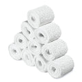 Navaris Plaster Cloth Rolls (S, Pack of 10) - Gauze Bandages for Body Casts, Plaster of Paris for Craft Projects, Belly Casting 