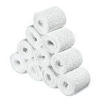 Navaris Plaster Cloth Rolls (S, Pack of 10) - Gauze Bandages for Body Casts, Plaster of Paris for Craft Projects, Belly Casting 