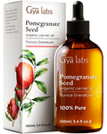 Gya Labs Organic Pomegranate Seed Oil for Skin, Face & Body - 100% Pure Natural Pomegranate Carrier Oil for Hair, Diffuser (3.4 