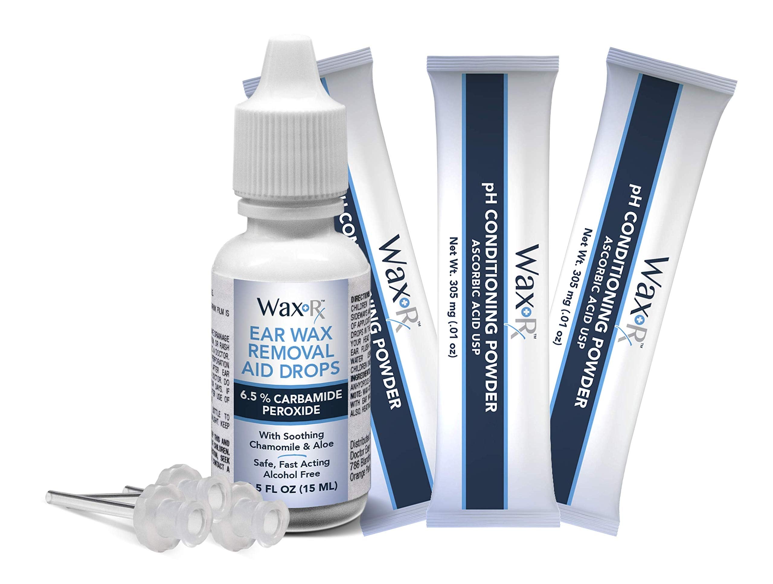 Doctor Easy Wax-Rx Ph Conditioned Ear Wash Refill Kit, 1.7 Ounce