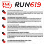 Wide Run 619 Shoe Insoles - Zero Drop Profile, Traditional Shape, Foot Forming, Wide Width - Thick, Firm, Flat Shoe Inserts - Me