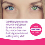 iVIZIA Sterile Lubricant Eye Drops for Dry Eyes, Preservative-Free, Moisturizing, Dry Eye Relief, Contact Lens Friendly, 0.33 fl