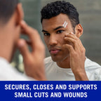 Nexcare Steri-Strip Wound Closure, Breathable Strips Hold Small Wounds Firmly Closed, Great After Sutures or Staples - 18 Wound