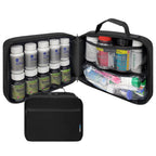 StarPlus2 Large Pill Bottle Organizer, Medicine Bag, Carrier for Medications, Vitamins, and Medical Supplies - Travel Medicine O