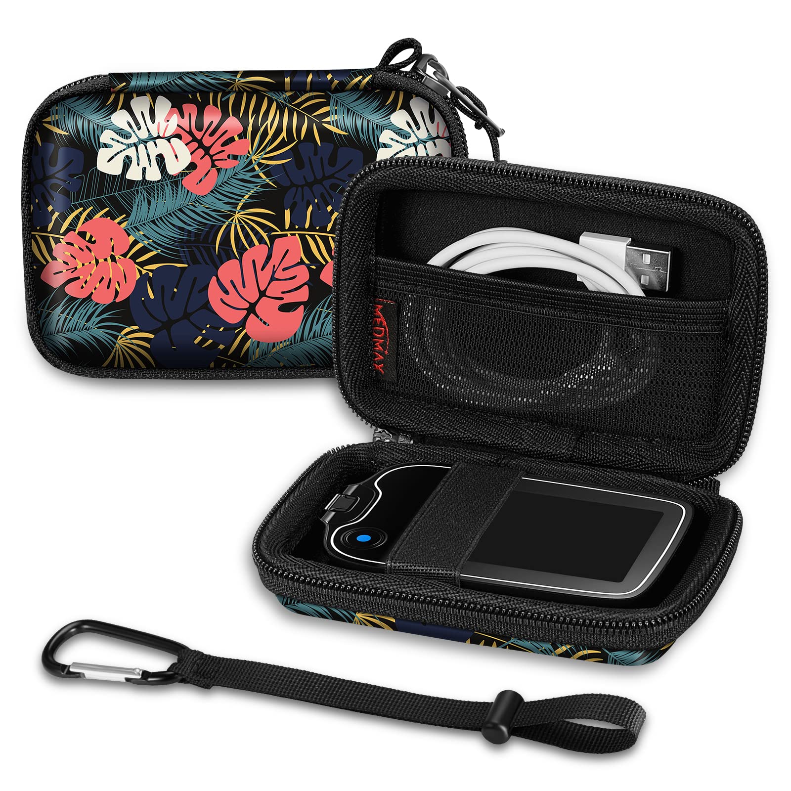 MEDMAX Hard Shell Protective Case for Freestyle Libre 3 2 / Libre Reader, Lightweight Shockproof Diabetic Storage Carrying Case 